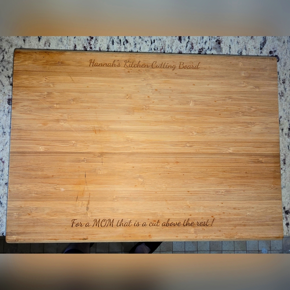Personalized cutting board